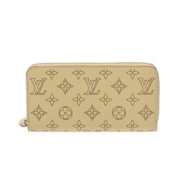 ルイ ヴィトン モノグラムマヒナ ジッピーウォレット バナナ M81515 レザー レディース 財布 【中古】【purse】