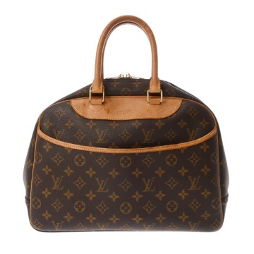 ルイ ヴィトン モノグラム ドーヴィル ブラウン M47270 モノグラムキャンバス レディース バッグ 【中古】【bag】