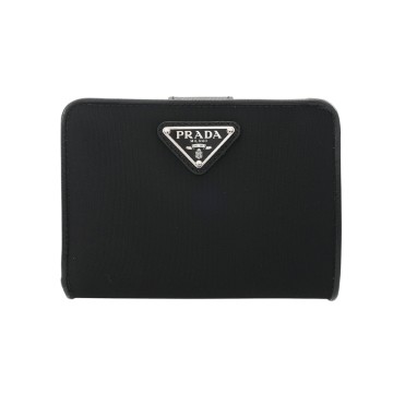 プラダ ブラック 1ML018 サフィアーノレザー レディース 財布 【中古】【purse】