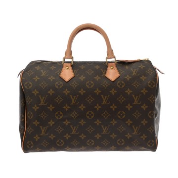 ルイ ヴィトン モノグラム スピーディ 35 ブラウン M41524 モノグラムキャンバス レディース バッグ 【中古】【bag】