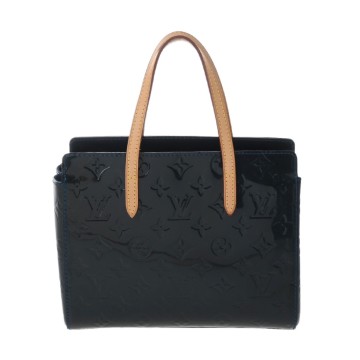 ルイ ヴィトン モノグラムヴェルニ カタリーナBB グランブルー M90051 ヴェルニ レディース バッグ 【中古】【bag】