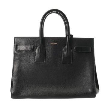 サンローラン サックドジュール ブラック 324823 カーフ レディース バッグ 【中古】【bag】