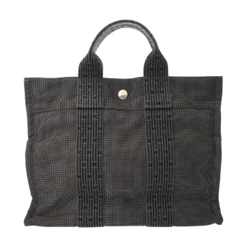 エルメス エールライン トート PM グレー キャンバス ユニセックス バッグ 【中古】【bag】