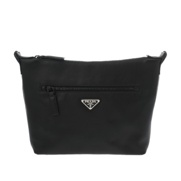 プラダ ショルダーバッグ ブラック 2VH078 レザー レディース バッグ 【中古】【bag】