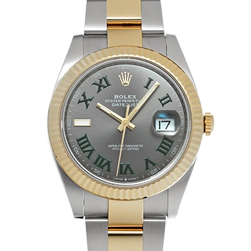 ロレックス デイトジャスト 41 126333 スレート メンズ 時計 【中古】【wristwatch】