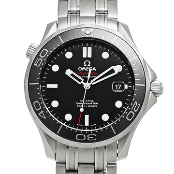 オメガ シーマスター ダイバー300 コーアクシャル 212.30.41.20.01.003 ブラック メンズ 時計 【中古】【wristwatch】