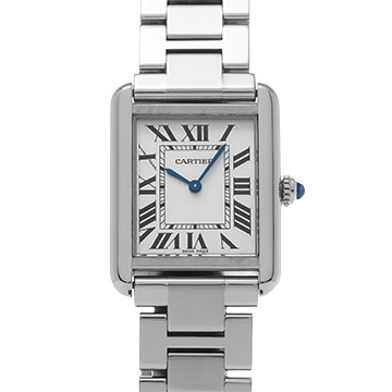 カルティエ タンク ソロ SM W5200013 シルバー レディース 時計 【中古】【wristwatch】