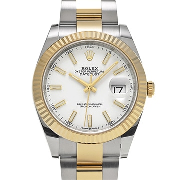 ロレックス デイトジャスト 126333 ホワイト メンズ 時計 【中古】【wristwatch】