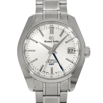 グランドセイコー ヘリテージコレクション メカニカル ハイビート36000 GMT SBGJ201 シルバー メンズ 時計 【中古】【wristwatch】