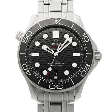 オメガ シーマスター ダイバー300 コーアクシャル マスタークロノメーター 210.30.42.20.01.001 ブラック メンズ 時計 【中古】【wristwatch】
