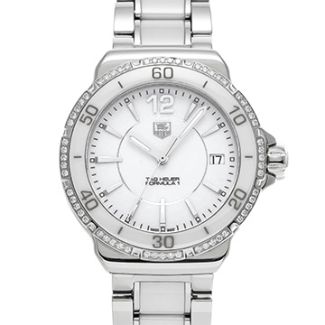 タグ ホイヤー フォーミュラ1 クォーツ WAH1213.BA0861 ホワイト レディース 時計 【中古】【wristwatch】