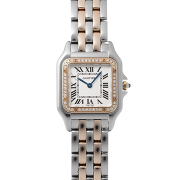 カルティエ パンテール ドゥ カルティエ MM W3PN0007 シルバー レディース 時計 【中古】【wristwatch】