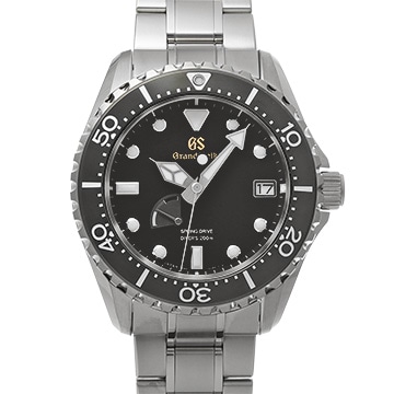 グランドセイコー スポーツコレクション スプリングドライブ SBGA463 ブラック メンズ 時計 【中古】【wristwatch】