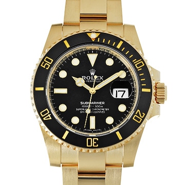 ロレックス サブマリーナ デイト 116618LN ブラック メンズ 時計 【中古】【wristwatch】