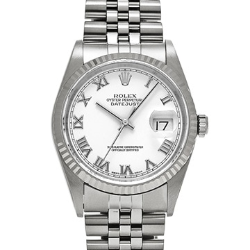 ロレックス デイトジャスト 16234 ホワイト メンズ 時計 【中古】【wristwatch】