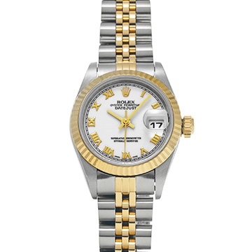 ロレックス デイトジャスト 79173 ホワイト レディース 時計 【中古】【wristwatch】