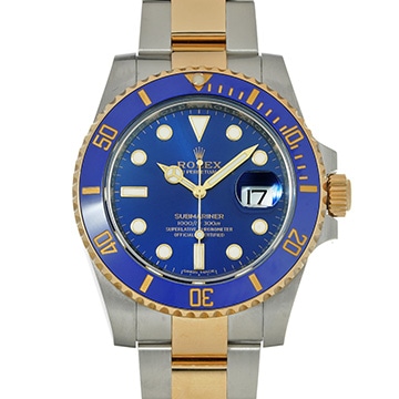 ロレックス サブマリーナ デイト 116613LB ブルー メンズ 時計 【中古】【wristwatch】