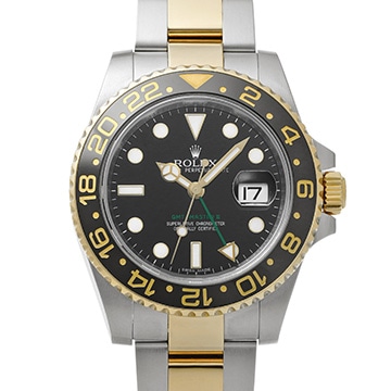 ロレックス GMTマスターII 116713LN ブラック メンズ 時計 【中古】【wristwatch】