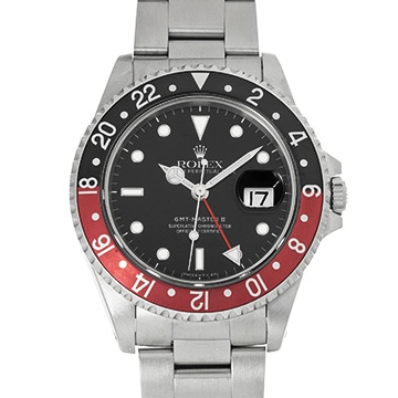ロレックス GMTマスターII 16710 ブラック メンズ 時計 【中古】【wristwatch】