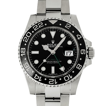 ロレックス GMTマスターII 116710LN ブラック メンズ 時計 【中古】【wristwatch】
