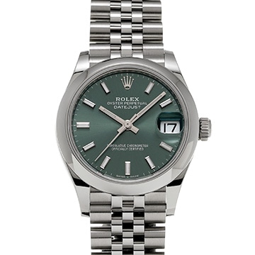 ロレックス デイトジャスト 31 278240 ミントグリーン ユニセックス 時計 【中古】【wristwatch】