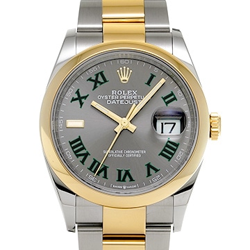 ロレックス デイトジャスト 36 126203 スレート メンズ 時計 【中古】【wristwatch】