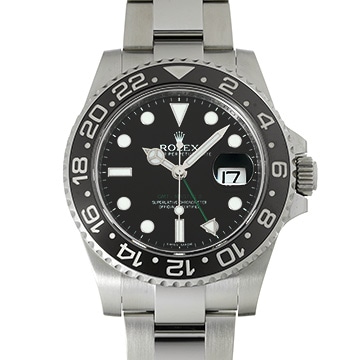 ロレックス GMTマスターII 116710LN ブラック メンズ 時計 【中古】【wristwatch】