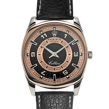 ロレックス チェリーニ ダナオス 4243/9BIC ブラック/ピンク レディース 時計 【中古】【wristwatch】