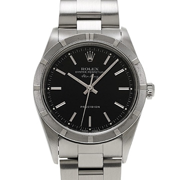ロレックス エアキング 14010 ブラック メンズ 時計 【中古】【wristwatch】