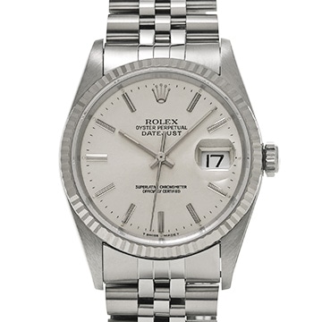ロレックス デイトジャスト 16234 シルバー メンズ 時計 【中古】【wristwatch】