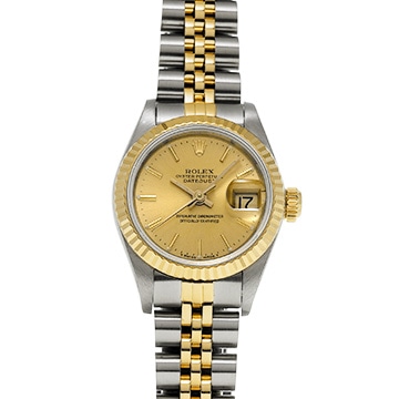 ロレックス デイトジャスト  69173 シャンパン レディース 時計 【中古】【wristwatch】