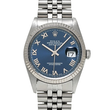 ロレックス デイトジャスト 16234 ブルー メンズ 時計 【中古】【wristwatch】