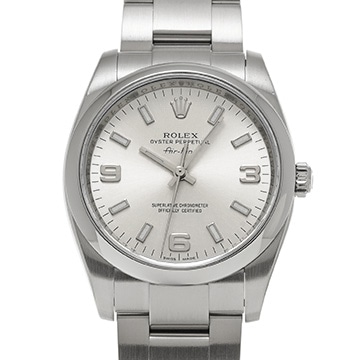 ロレックス エアキング 114200 シルバー メンズ 時計 【中古】【wristwatch】
