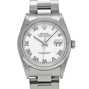 ロレックス デイトジャスト 16200 ホワイト メンズ 時計 【中古】【wristwatch】