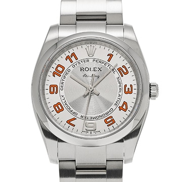ロレックス エアキング 114200 シルバーコンセントリック メンズ 時計 【中古】【wristwatch】