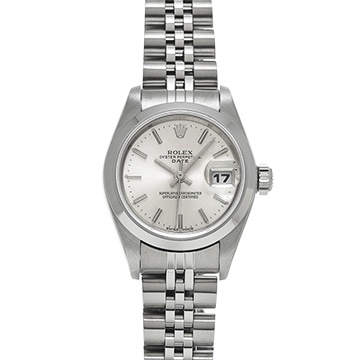 ロレックス オイスター パーペチュアル デイト 79160 シルバー レディース 時計 【中古】【wristwatch】