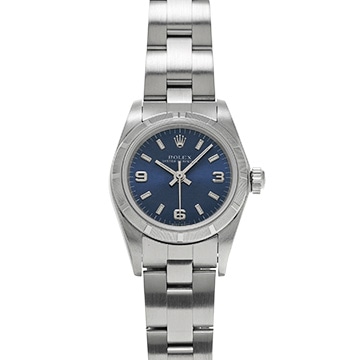 ロレックス オイスターパーペチュアル 76030 ブルー レディース 時計 【中古】【wristwatch】