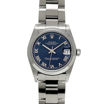 ロレックス デイトジャスト 68240 ブルー レディース 時計 【中古】【wristwatch】