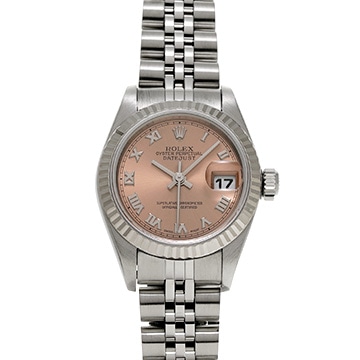 ロレックス デイトジャスト 79174 ピンク レディース 時計 【中古】【wristwatch】