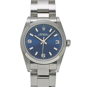 ロレックス オイスターパーペチュアル 77080 ブルー ユニセックス 時計 【中古】【wristwatch】