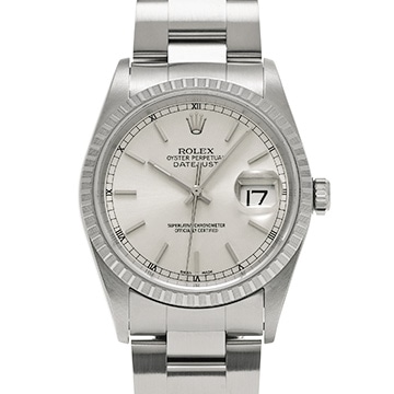 ロレックス デイトジャスト 16220 シルバー メンズ 時計 【中古】【wristwatch】