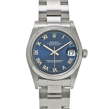 ロレックス デイトジャスト 78240 ブルー ユニセックス 時計 【中古】【wristwatch】