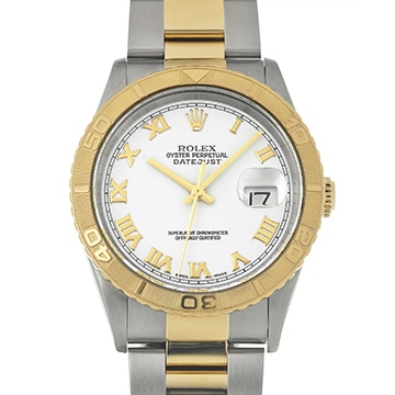 ロレックス デイトジャスト 36 サンダーバード 16263 ホワイト メンズ 時計 【中古】【wristwatch】