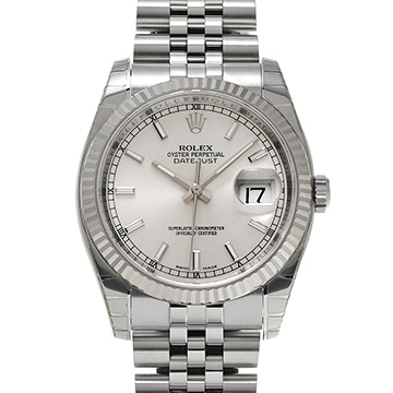 ロレックス デイトジャスト 116234 シルバー メンズ 時計 【中古】【wristwatch】
