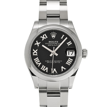 ロレックス デイトジャスト 31 278240 ブライトブラック ユニセックス 時計 【中古】【wristwatch】