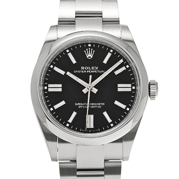 ロレックス オイスターパーペチュアル 41 134300 ブラック メンズ 時計 【中古】【wristwatch】