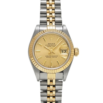 ロレックス デイトジャスト 26 79173 シャンパン レディース 時計 【中古】【wristwatch】