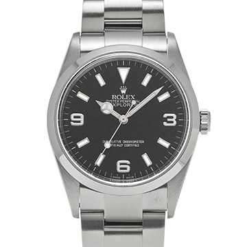 ロレックス エクスプローラー 114270 ブラック メンズ 時計 【中古】【wristwatch】