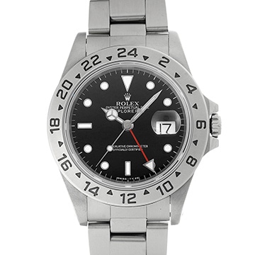ロレックス エクスプローラーII 16570 ブラック メンズ 時計 【中古】【wristwatch】