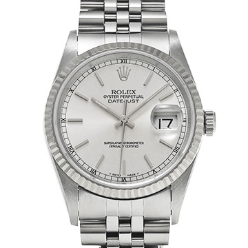 ロレックス デイトジャスト 16234 シルバー メンズ 時計 【中古】【wristwatch】
